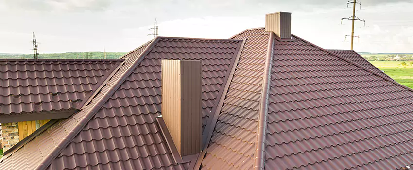 Residential Chimney Flashing Restoration in Stoneham, MA