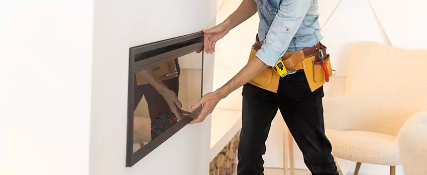 Metal Fireplace Installation in Stoneham, Massachusetts