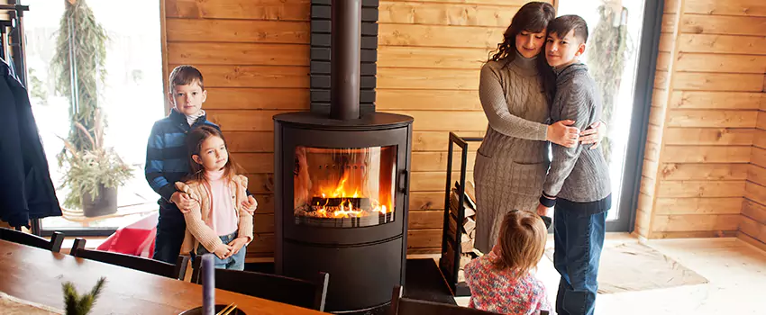 Morso Cast Iron Fireplace Insert Installation in Stoneham, Massachusetts