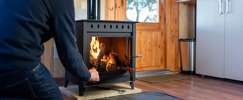 Open Hearth Wood Fireplace Installation in Stoneham, MA