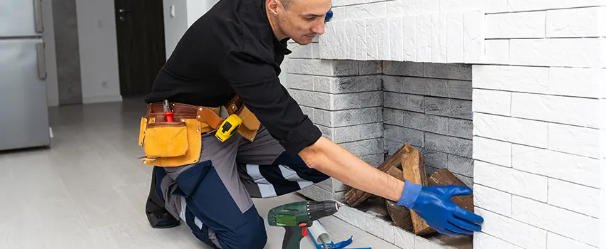 Fireplace Damaged Damper Frame Repair Services in Stoneham, Massachusetts